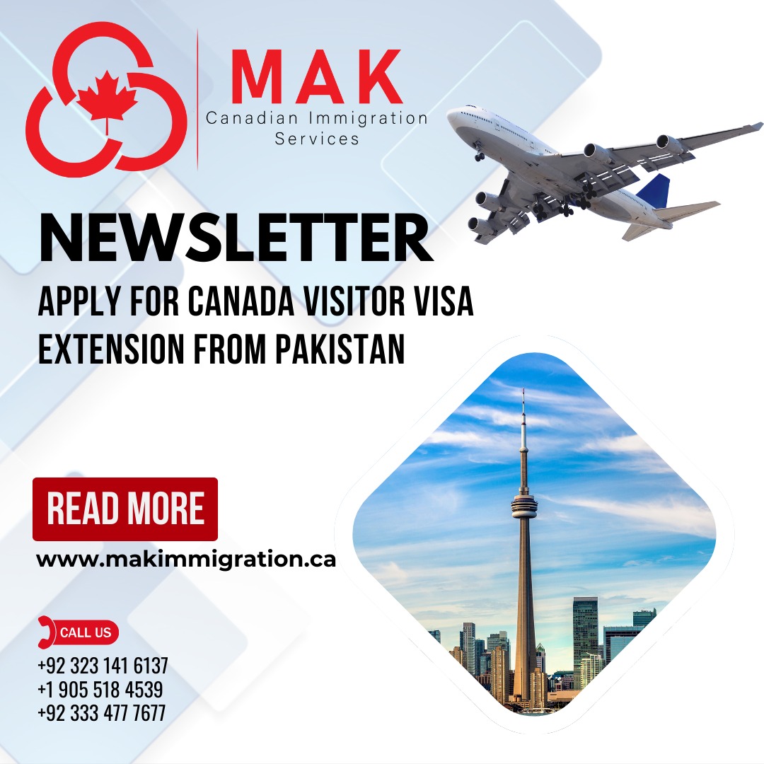 Canada visitor visa extension from Pakistan