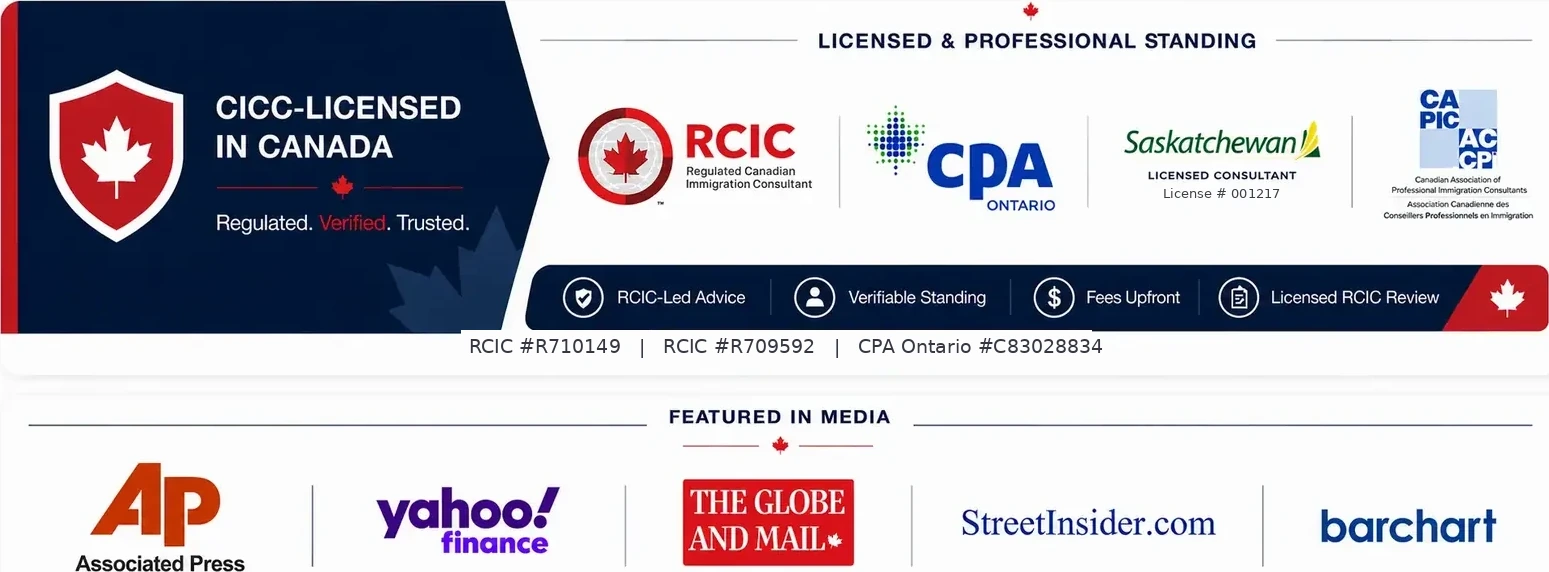 MAK Canadian Immigration - CICC licensed RCIC and CPA credentials, Saskatchewan licensed consultant, featured in media