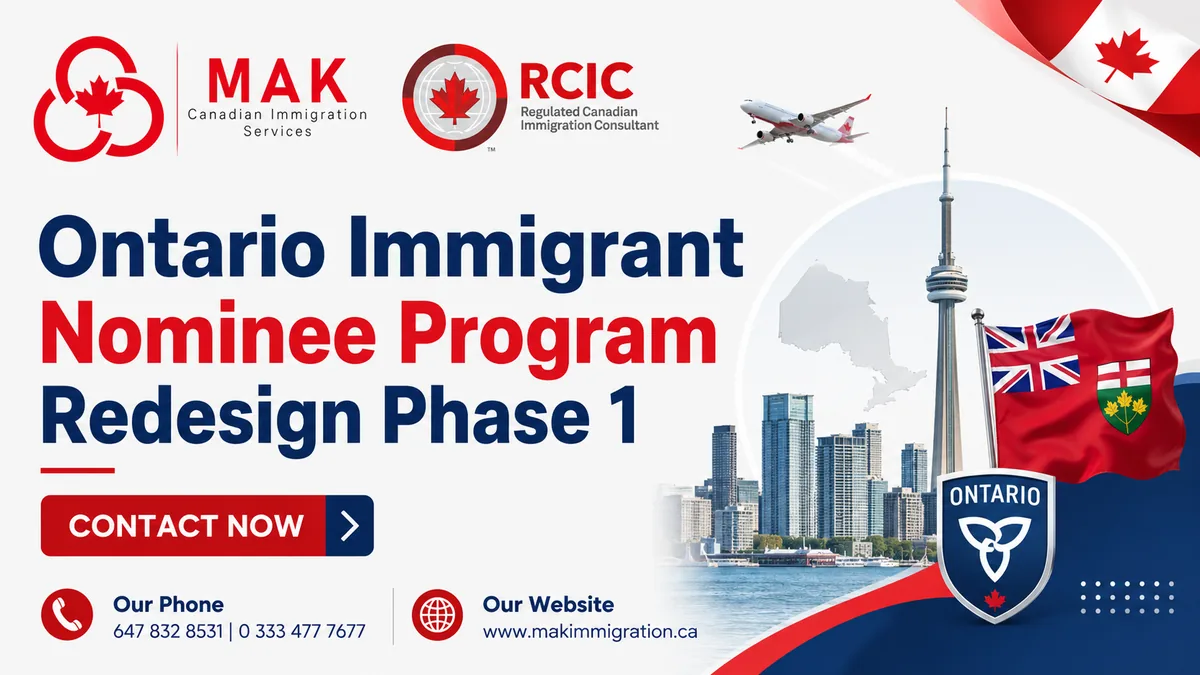OINP 2026 updates Ontario PNP rules draws allocation guide by MAK Canadian Immigration Services