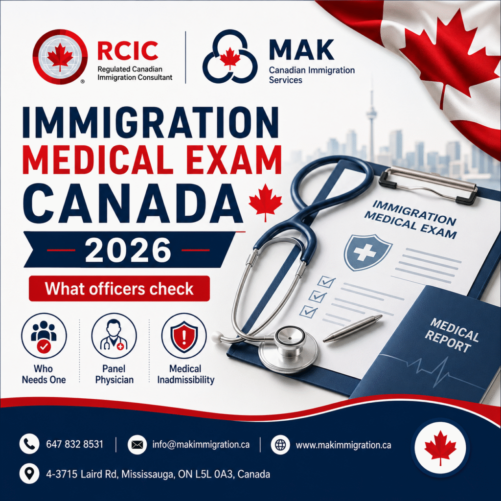 Immigration medical exam Canada 2026, explained by MAK Canadian Immigration Services