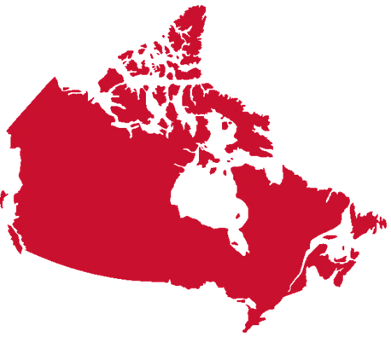 Radar scanning a map of Canada across immigration pathways