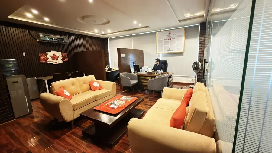 MAK DHA Lahore client support office workspace used for document intake and appointment coordination